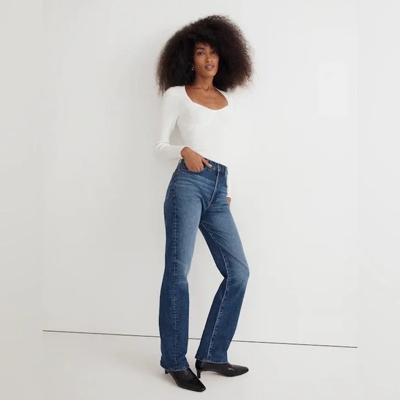 NWT Madewell 90’s Straight Jeans - Picture 2 of 7